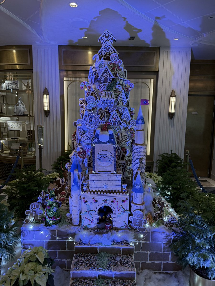 Much better gingerbread display on the wish this year