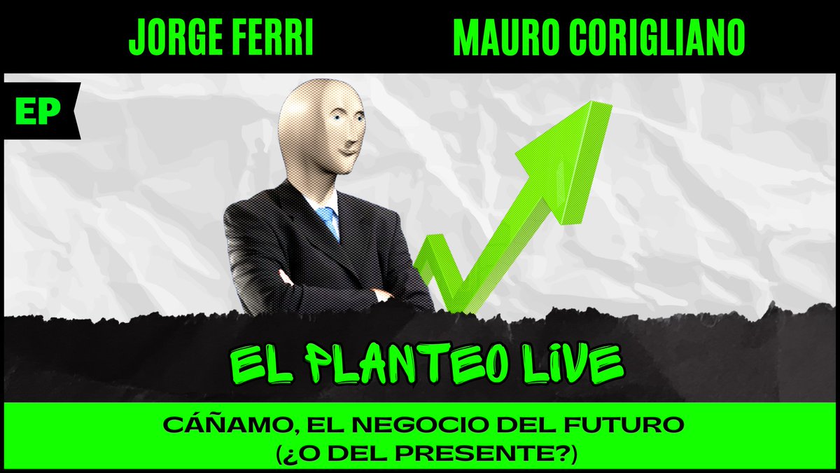 🔥📱 #25 LIVE EL PLANTEO: CÁÑAMO, EL NEGOCIO DEL FUTURO (¿O DEL PRESENTE?)

🥦 Jueves 19/12 a las 18 hs
💻 Conducido por <a href="/pibeentusiasta/">Pato Liddle ⚡️🇦🇷</a> 
Invitados a Jorge Ferri, dueño de la pizzería Canapa y creador de la primera pizza hecha con harina de cáñamo en el país; y a