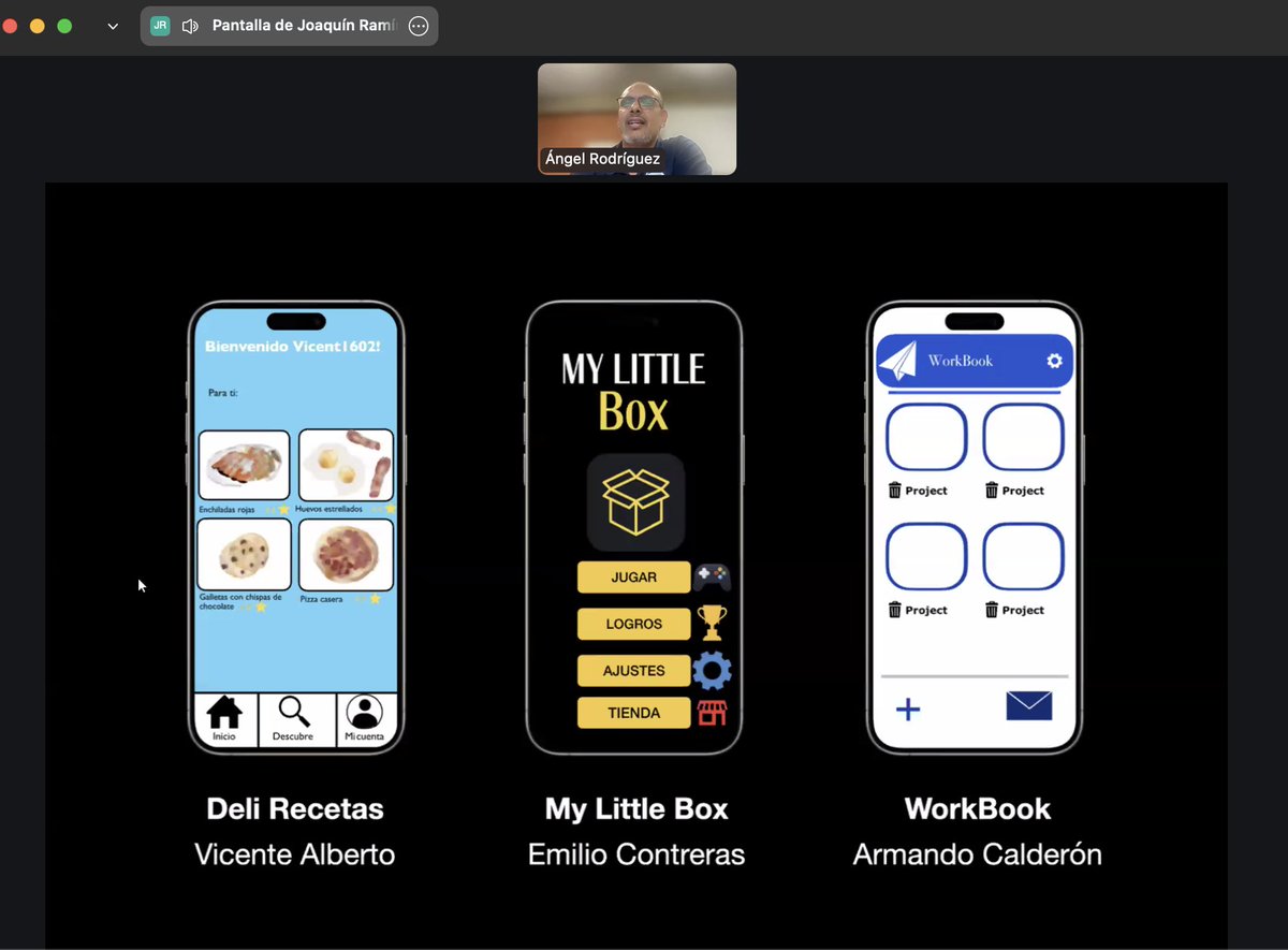 CSBoficial's tweet image. Orgullosos de nuestro alumno y su coach de #Coding  @ricardo_da98844 por su participación en el webinar de @LearningDC_ con su prototipo de app diseñada para el #SwiftStudentChallenge 2025. ¡Una experiencia que motiva a seguir innovando! #CSEdWeek #Swift #AppleDistinguishedSchool