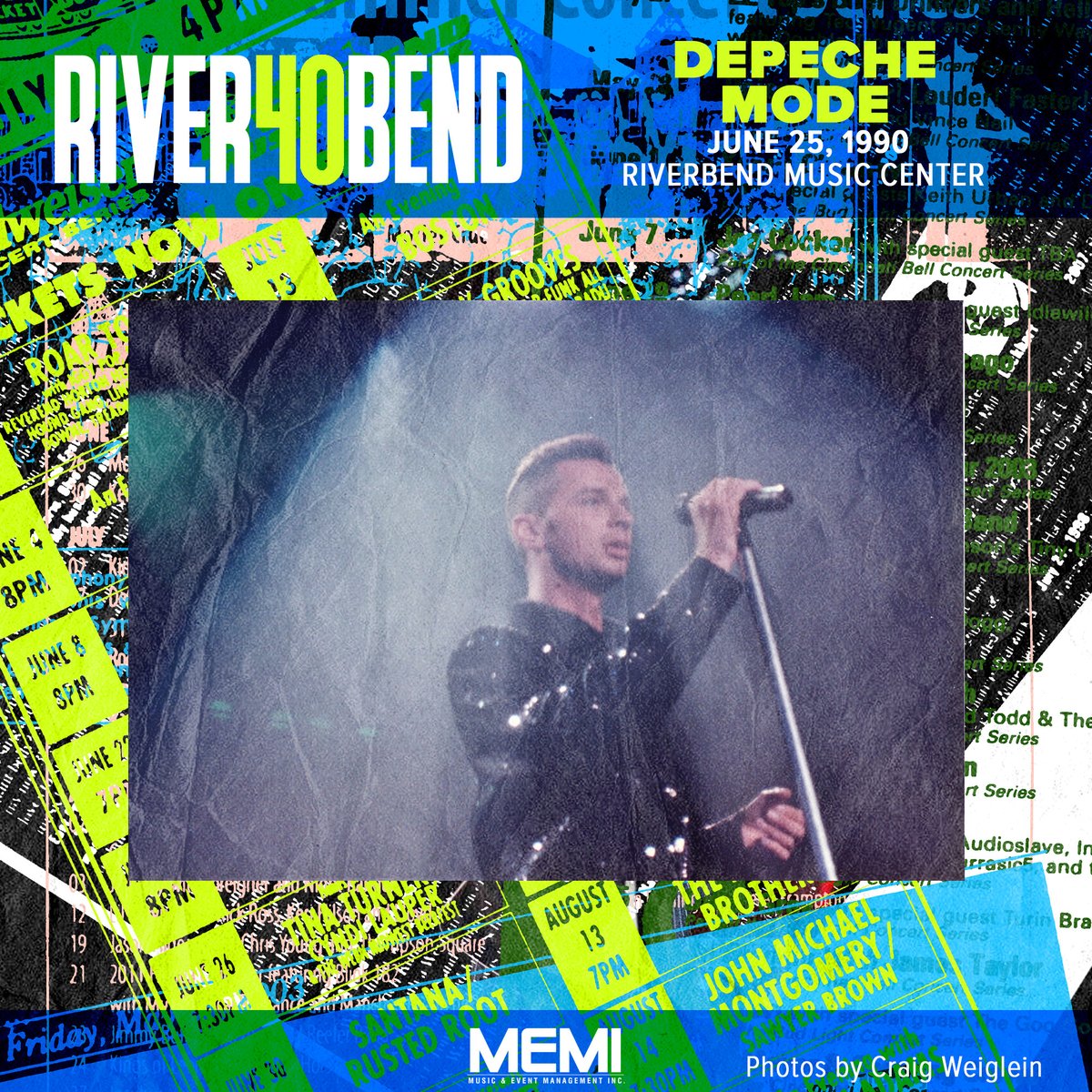 riverbendpnc's tweet photo. 1990 was a landmark year for Depeche Mode as they captivated a new audience in the United States and showcased the brilliance of Violator. Read more in our #RB40 write-up: https://t.co/1UWLGWi2z2 https://t.co/PRgUNwRZsC