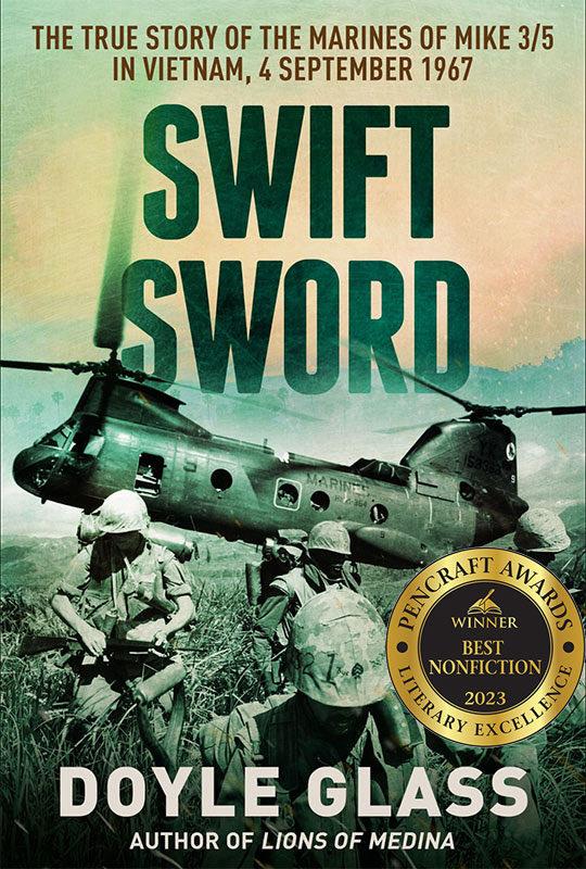 Doug Stanton (@dougstantonbook) on Twitter photo OUT TODAY. The new book SWIFT SWORD by <a href="/GlassDoyle12849/">Doyle Glass</a> THERE ARE PEOPLE IN YOUR LIFE WHO LIVED A STYORY LIKE THIS ONE, AND DOYLE’S REPORTING HELPS BRING THAT STORY FINALLY HOME. Get it. OUT TODAY. The new book SWIFT SWORD by <a href="/GlassDoyle12849/">Doyle Glass</a> THERE ARE PEOPLE IN YOUR LIFE WHO LIVED A STYORY LIKE THIS ONE, AND DOYLE’S REPORTING HELPS BRING THAT STORY FINALLY HOME. Get it.