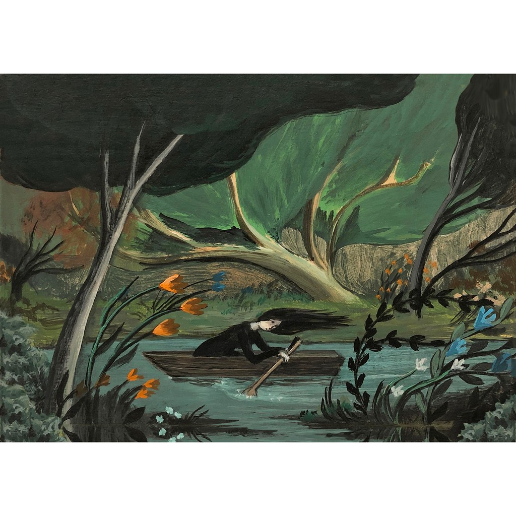 rebeccachaperon's tweet photo. Sometimes you gotta go against the flow and this little painting was a depiction of that feeling! 
______________

"Against It" prints are here Shop here: https://t.co/r98GRtP3Fg

#challengeaccepted #goagainsttheflow #willpower
⁠ https://t.co/ttbpWZTQZZ
