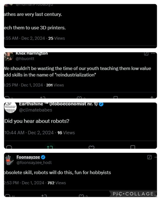 rustbeltkid1's tweet photo. Remember when I said "hey we should teach kids to use lathes"

then everyone who develops their worldview through YouTube said it was antiquated

and two week later @valaratomics needed a part lathed for a literal nuclear reactor

that was funny https://t.co/w7XA1E6J4W