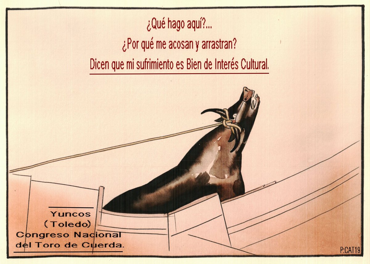 ¿Y tú que dices?
Firma para modificar esta vergonzosa Ley
<a href="/Palomago5/">Palomago</a> 
#FirmaNoEsMiCultura

noesmicultura.org/firma