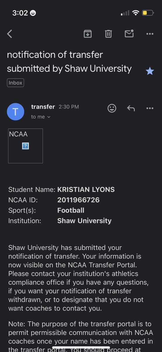 KristianLyons23's tweet photo. 5’11| 185| DB| 25’ Graduate Transfer| 1 Yr. o/eligibility https://t.co/FXaBbdVgoH
