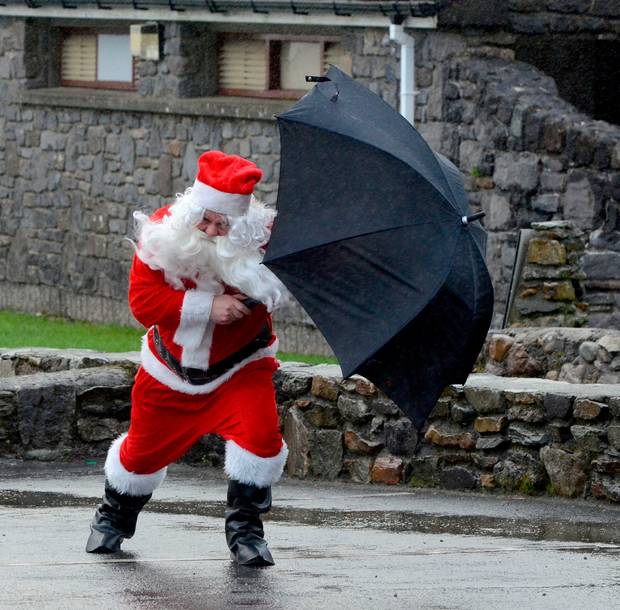Santa can't get his beard wet this close to Christmas. 😞 Santa Runs are cancelled tonight, we'll make up on Sat Dec 21. See updated scheduled at vvfd.org/santa.html