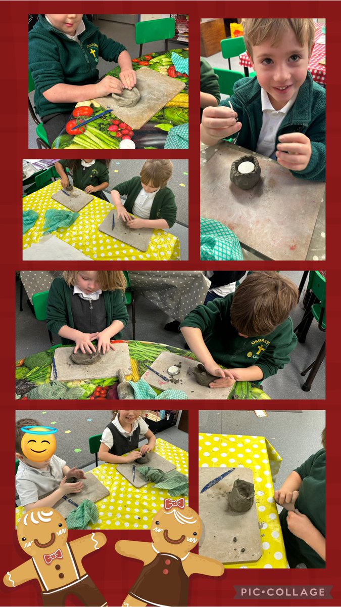osbastonciw's tweet image. Making clay pinch pots today, we certainly had to get our fingers working. 🤏🪔@ExpressionEasy @FroebelCymru @EAS_EarlyYears