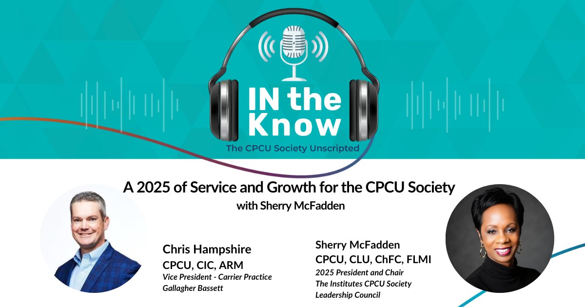 <a href="/cjhampshire/">Chris Hampshire</a> welcomes Sherry McFadden to #InTheKnow to share her leadership journey, which is nothing short of remarkable. From roles in HR &amp; underwriting to community service with the Urban League, she’s now ready to lead in 2025 as President &amp; Chair. cpcusociety.libsyn.com/a-2025-of-serv…