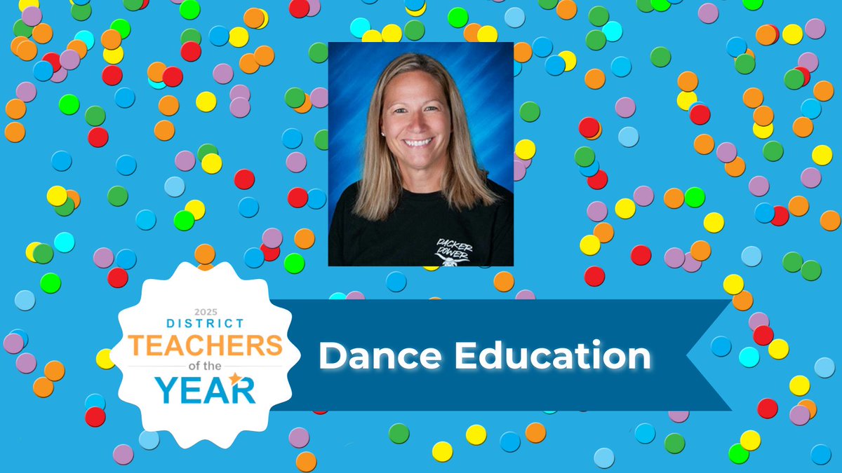 We are proud to announce our 2025 Dance Education District Teacher of the Year‼️

Central:
Chelsea Hendricks
West Fargo, ND