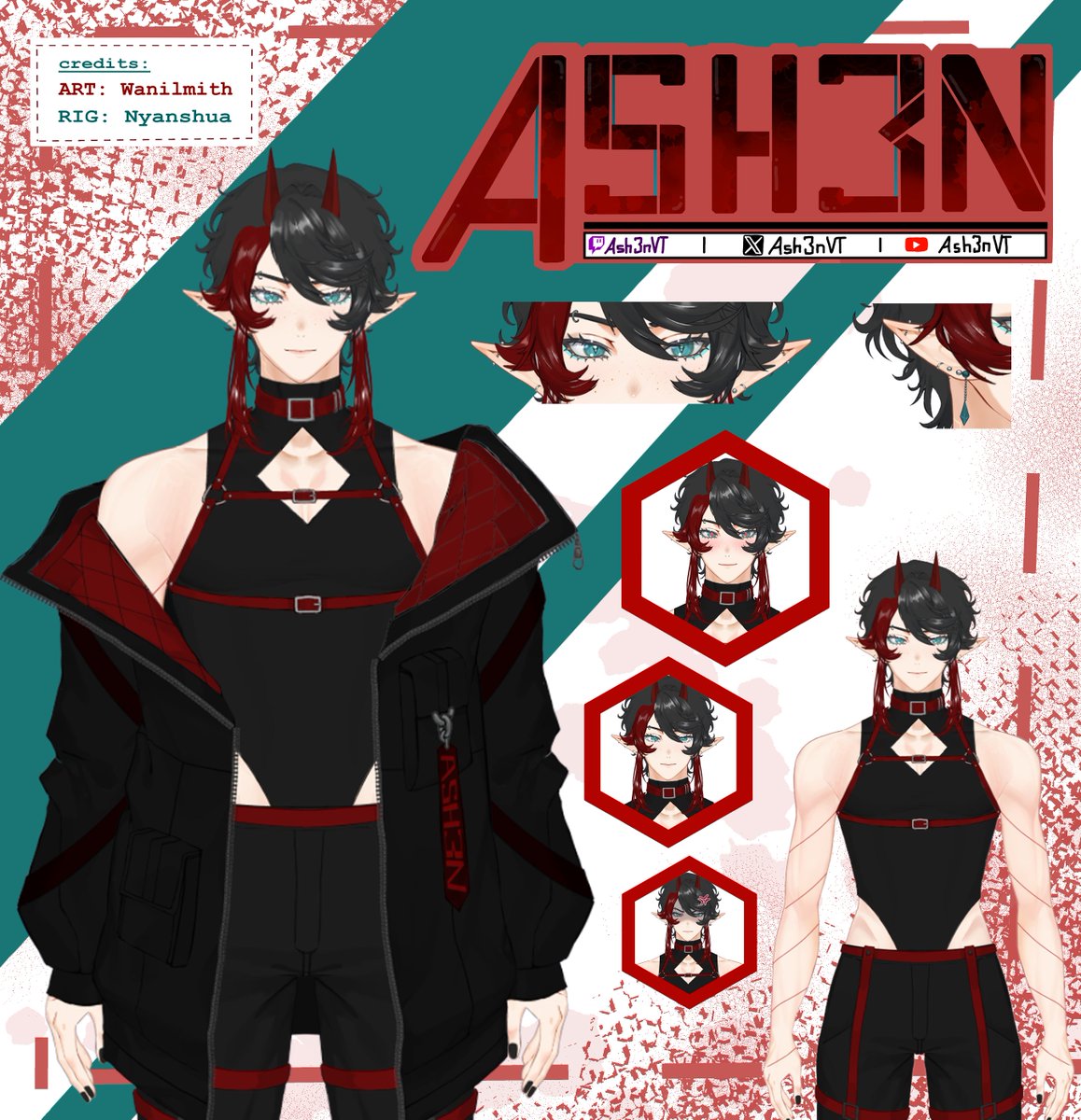 Ash3n || Demon-Elf Vtuber || 18+ tweet media