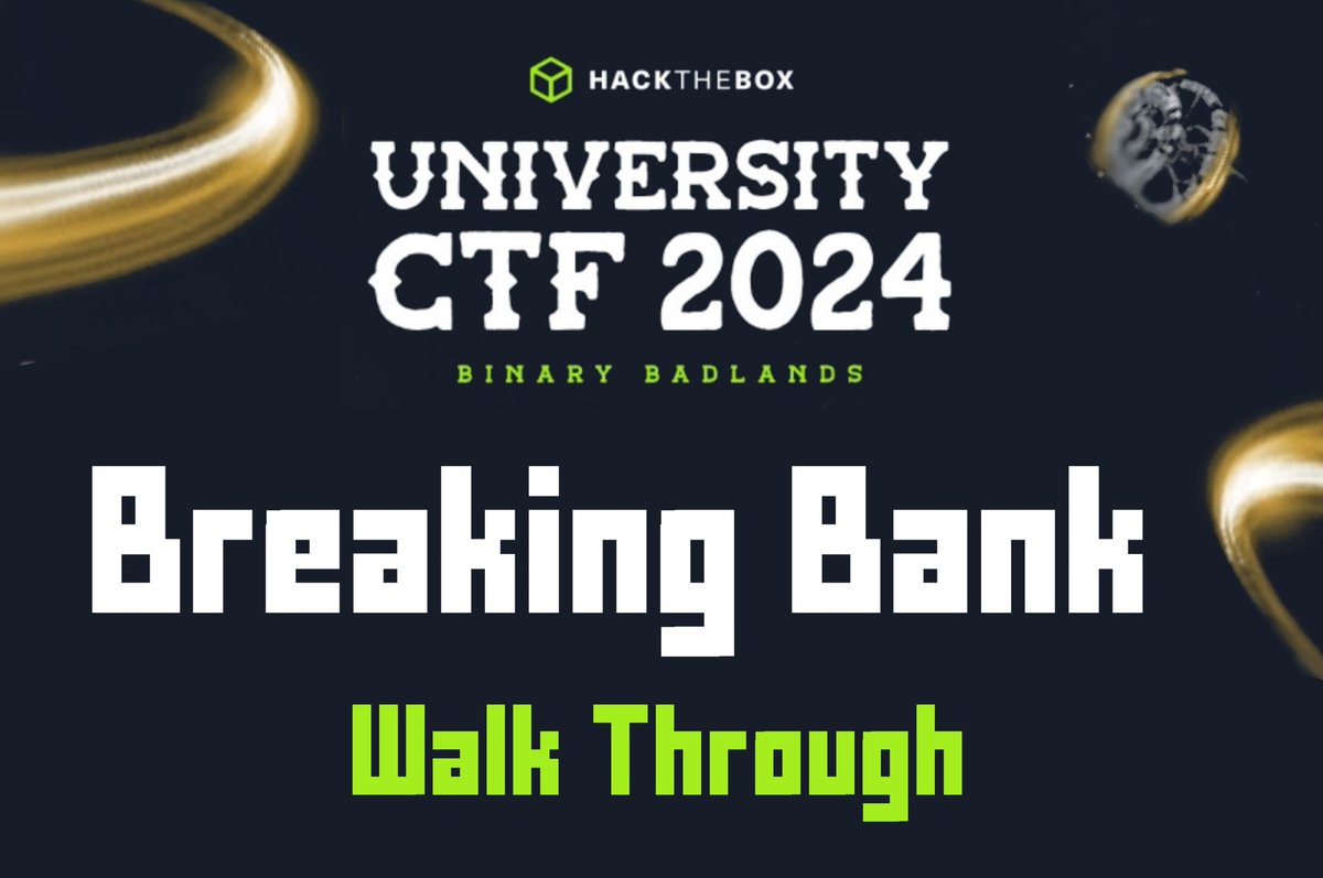 MushroomWasp's tweet image. My Write-Up on "Breaking Bank" challenge from #HackTheBox University CTF!
JWKS Forge, Open Redirect, and OTP bypass
Full Walk Through, Check it out:
h4ck.run/ctf/breaking-b…
#ctf #hackingchallenge #hacking