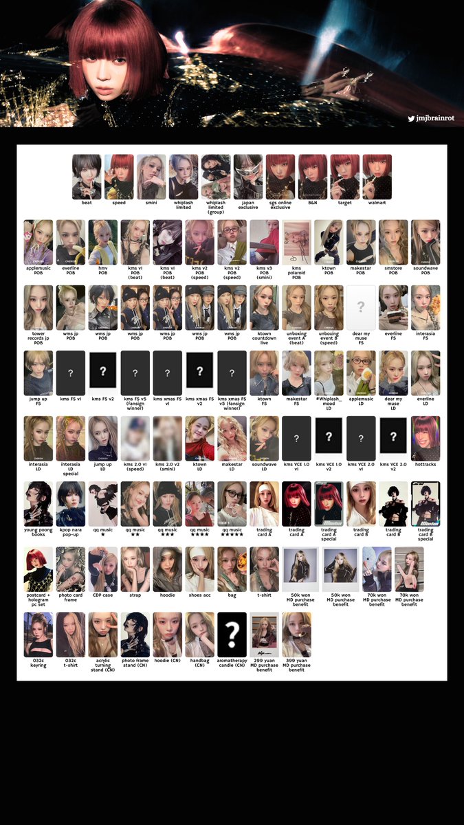 💿 aespa 5th mini album - whiplash complete photocard template