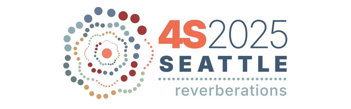 📢📢📢📢Submit now!

You can now submit to our #4SSeattle24's full range of conference modalities—

1. Paper submissions for open panels
2. Closed panels
3. Roundtables
4. Meet-ups 
5. Making &amp; Doing, Zine festival!

Deadline: January 31, 2025
Website: bit.ly/3BtgXPh