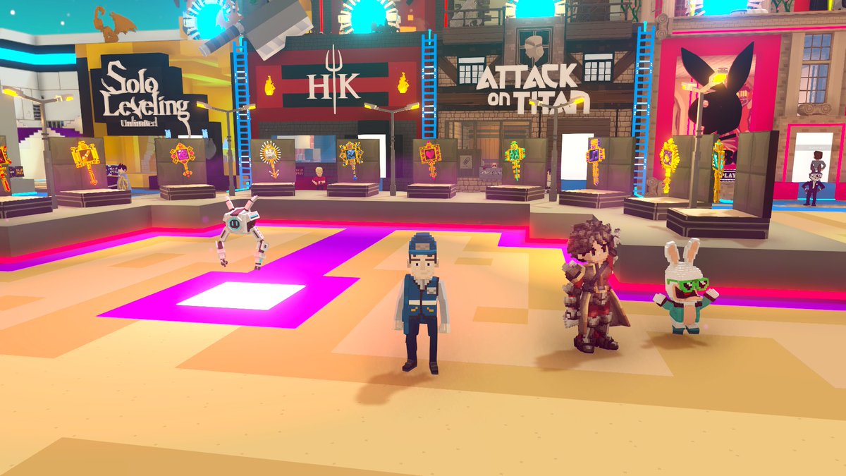 Montecrito_One's tweet photo. 🥳🎊 Partying it up at the Alpha Season 4 bash in @TheSandboxGame Hub! The metaverse knows how to throw a party!
#TheSandbox #AlphaSeason4 #AS4SocialChallenge https://t.co/Pv7DNYbrBu