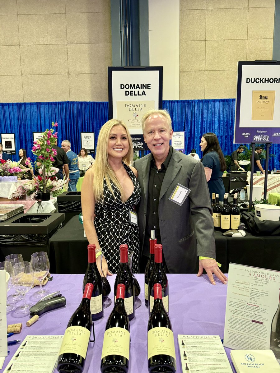 domainedella's tweet photo. Participating in the Wine Spectator Palm Beach Food and Wine Festival! Epic! https://t.co/t93ULrHdR9