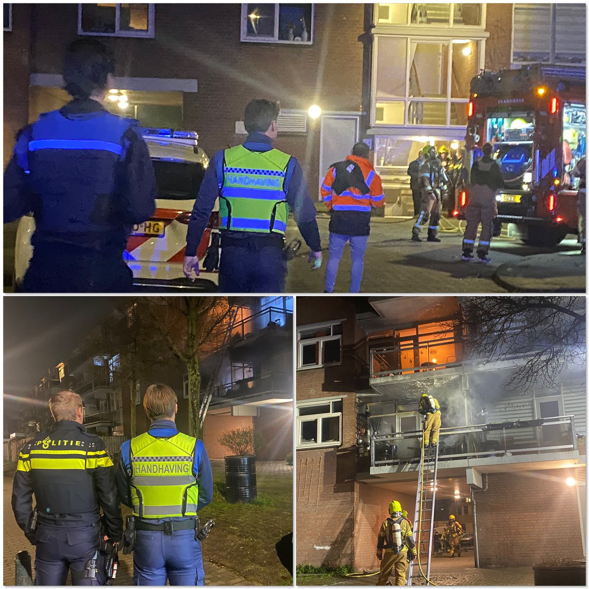 Handhaving_010's tweet photo. Brand op balkon van een woning #Persoonshaven #Feijenoord. Jongeren hebben #vuurwerk op een balkon gegooid en explodeerde. Bewoner kon net ontsnappen aan de knal. Wij hebben ondersteuning geboden. #Politie en #Brandweer waren er op tijd bij en de brand was snel geblust^OS https://t.co/02MJy8iOmO