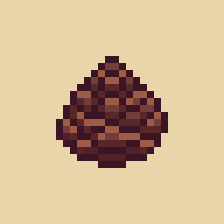 Dromuarga__'s tweet photo. Day 16 of #pixelartvent - Pinecone. You can probably tell that I quite struggled with this one
#pixelart https://t.co/AmWelFpQ5N