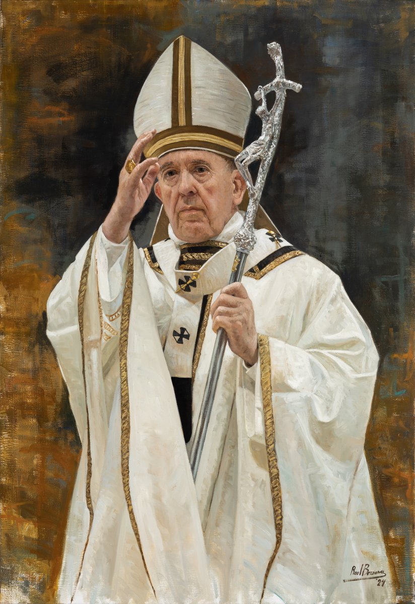 Nueva obra: "Papa Francisco".

Óleo sobre lienzo, 80 x 116 cm.

Obra para la Pontificia Academia Eclesiástica de Roma, fue presentada en presencia de D. Edgar Peña Parra, Sustituto de la Secretaria de Estado, D. Salvatore Pennacchio, Presidente de la Academia, y de los alumnos.