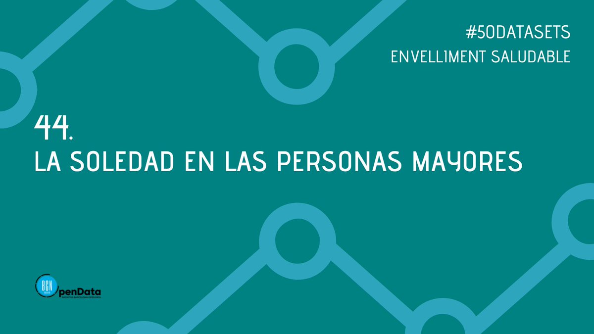 IOpenData's tweet image. 44/50 🧓 Descubre el #Dataset número 44: Datos sobre la soledad y calidad de vida de las personas mayores en España. Incluye estado de salud, relaciones sociales y autosuficiencia.
🔗 bit.ly/Rknges24
#datasocial #50datasets #DataxSocial