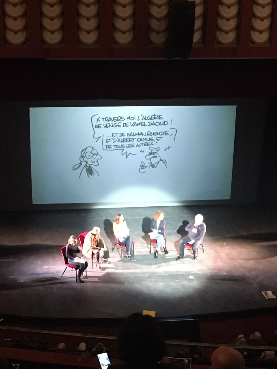 Nicolas Idier (@nicolas_idier) on Twitter photo Une soirée pour #BoualemSansal au <a href="/TheatreLibre_/">THÉÂTRE LIBRE</a> Merci <a href="/Jmdumontet/">Jean-Marc Dumontet</a> d’accueillir les amis de la liberté
<a href="/LePoint/">Le Point</a> <a href="/MarianneleMag/">Marianne</a> <a href="/Gallimard/">Gallimard</a> <a href="/EditionsduCERF/">Éditions du Cerf</a> <a href="/KhanNRachel/">Rachel KHAN®️</a> Une soirée pour #BoualemSansal au <a href="/TheatreLibre_/">THÉÂTRE LIBRE</a> Merci <a href="/Jmdumontet/">Jean-Marc Dumontet</a> d’accueillir les amis de la liberté
<a href="/LePoint/">Le Point</a> <a href="/MarianneleMag/">Marianne</a> <a href="/Gallimard/">Gallimard</a> <a href="/EditionsduCERF/">Éditions du Cerf</a> <a href="/KhanNRachel/">Rachel KHAN®️</a>