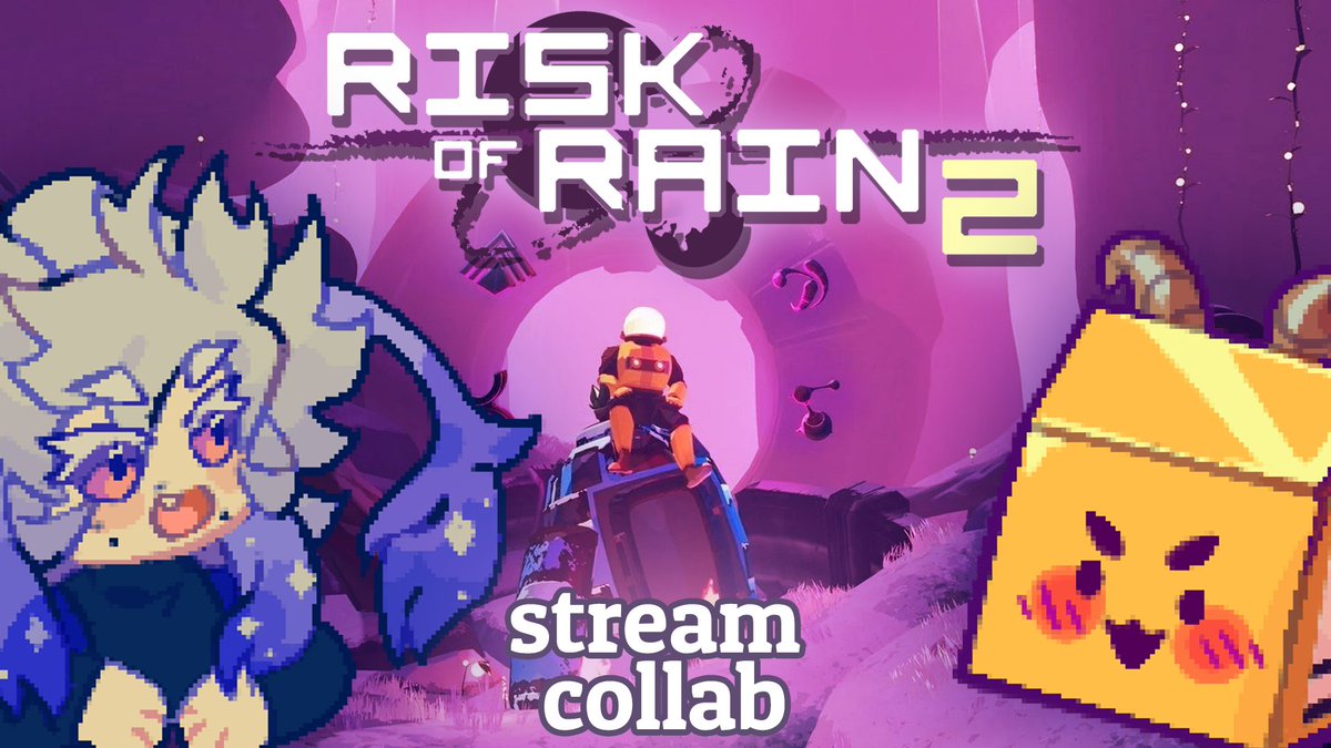 Join us in half an hour where we RISK IT ALL for some RAIN! :O I'll be playin some ROR2 with <a href="/catttttyVT/">catty ☄️</a> on both of our channels!