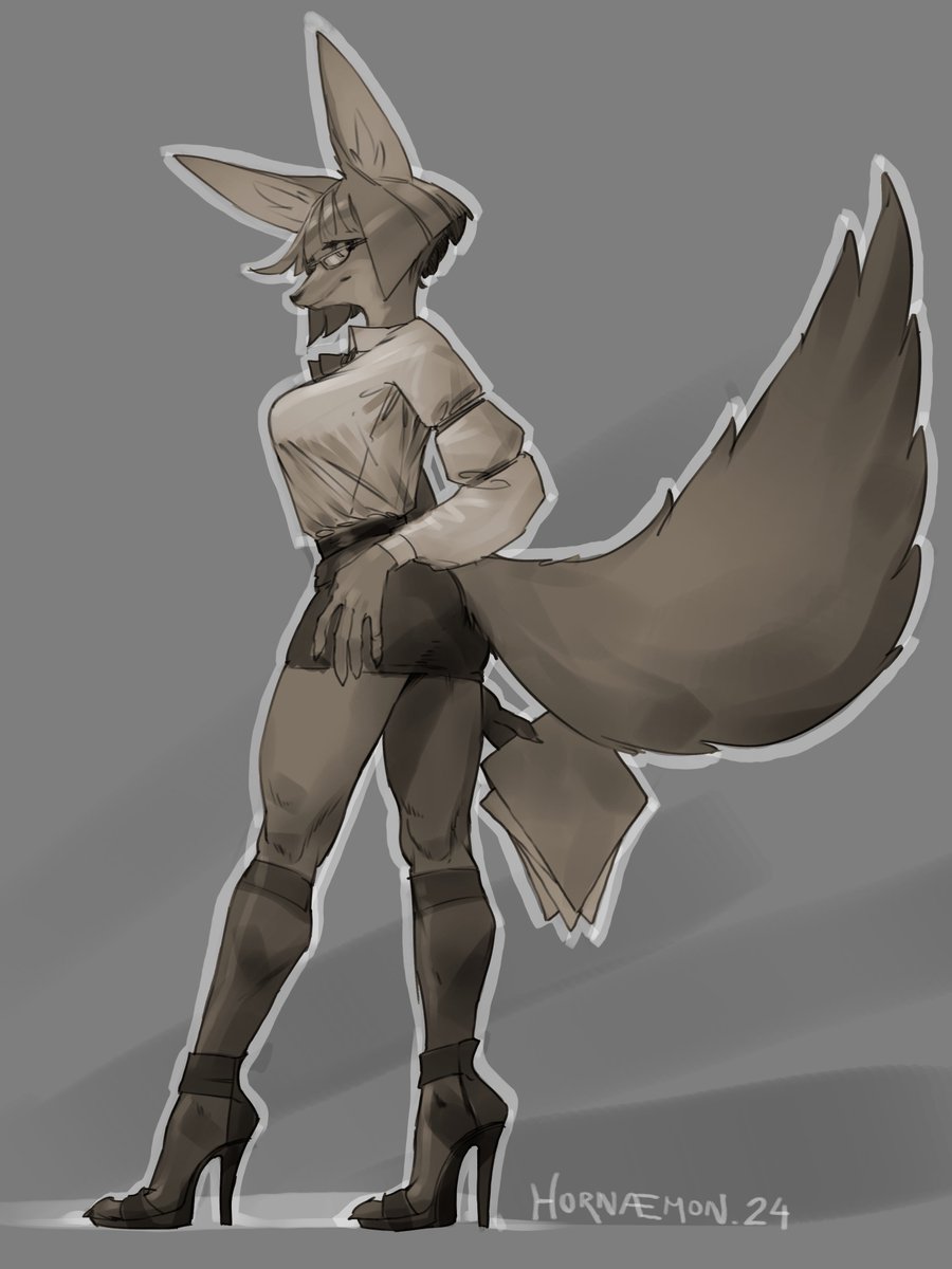 hornaemon's tweet photo. Connie WIP
#furryartist #furry #digitalart #fenec #fox https://t.co/50njbrwWtE