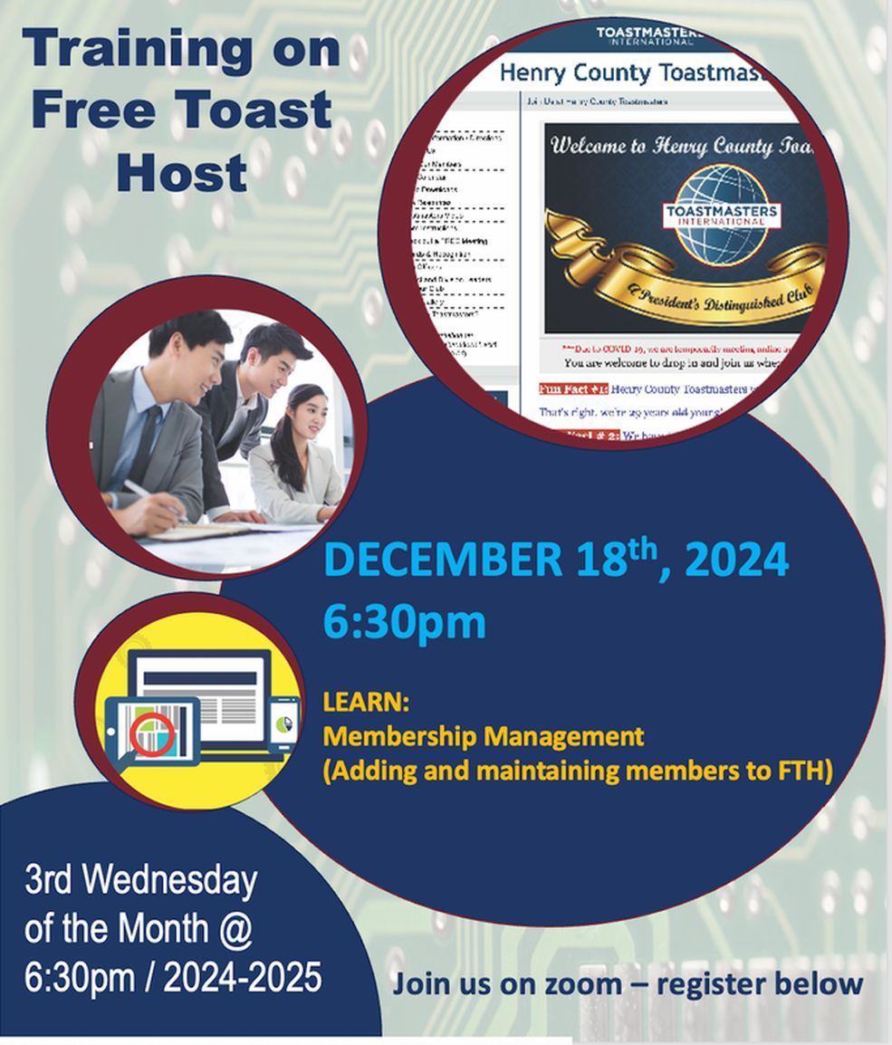 Free Host Training with Debbie Thompson – December 18th

Join us for an exciting free host training session led by Debbie Thompson on December 18th! This is a valuable opportunity you don’t want to miss.

Register below to secure your spot: 
buff.ly/41G23jd