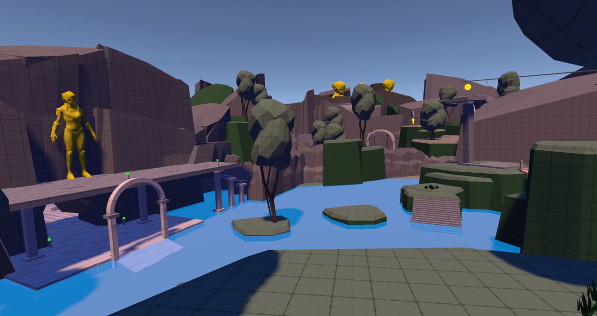 EgorPsh's tweet photo. My #leveldesign homework in #Unity 
I very like triplanar materials for #blocking
This work is inspired by Zelda and other adventures. https://t.co/KpptdlPrDZ