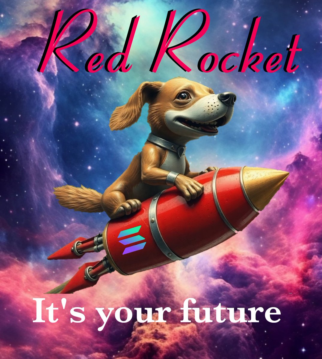 RedRocKet24sol's tweet photo. 🚀A rocket that's fueled by its                   
community🚀
         ✨️A future for everyone✨️
#solana @solana #newcrypto https://t.co/dgscEZyS0j