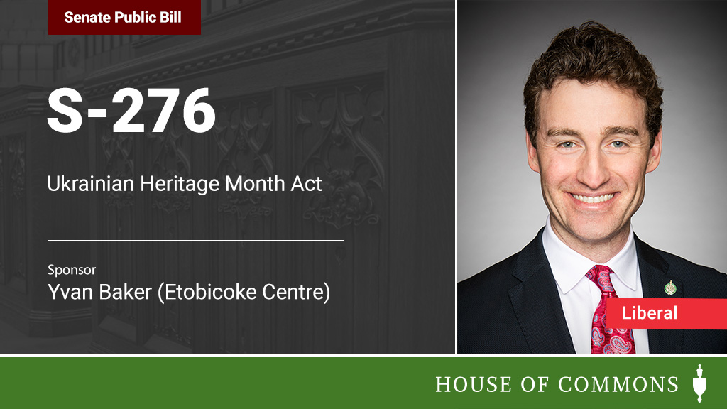 HoCChamber's tweet photo. First reading of Bill #S276 sponsored by @Yvan_Baker in the #HoC.
More info about the bill at https://t.co/vWWHEgqpNh https://t.co/MIC7ter2QX