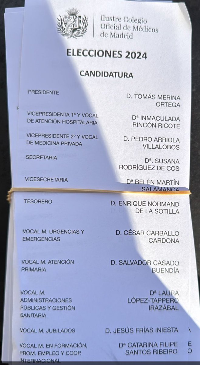 Quedan menos de 12 horas para coger una papeleta de Tomás Merina y participar activamente en el cambio que necesita el ICOMEM…PARA TODOS.