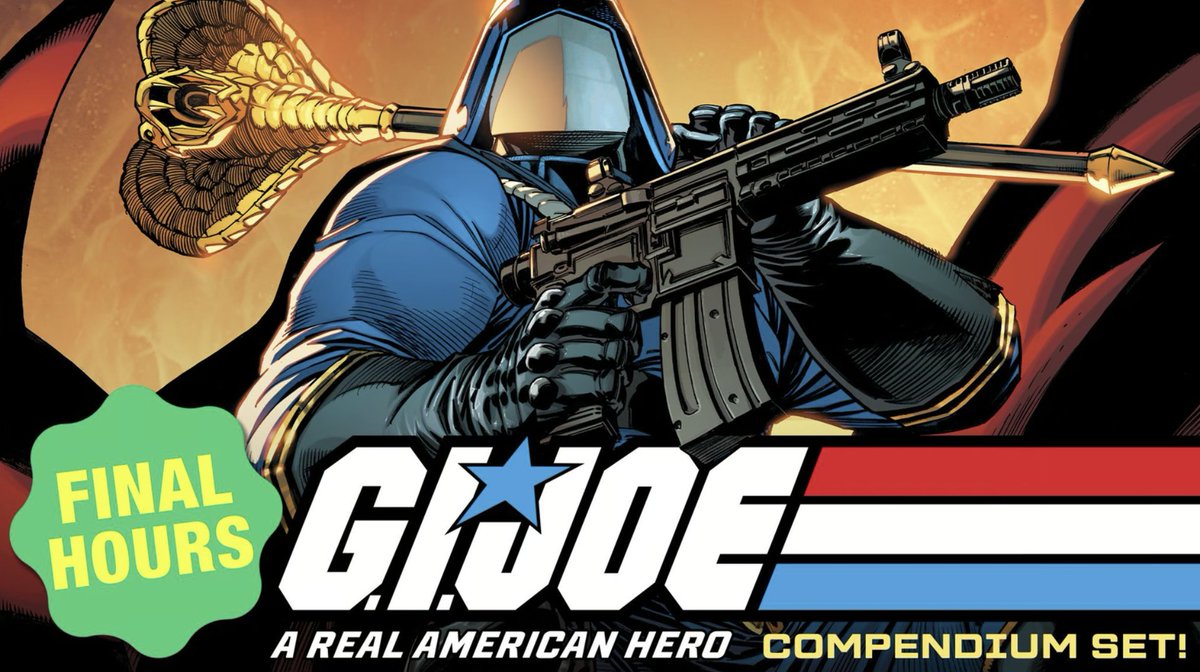 Packing has commenced for G.I. Joe: A Real American Hero Compendium Set from Skybound Editorial! 

This will be our primary focus through the the remainder of 2024! 🎇#kickstarter