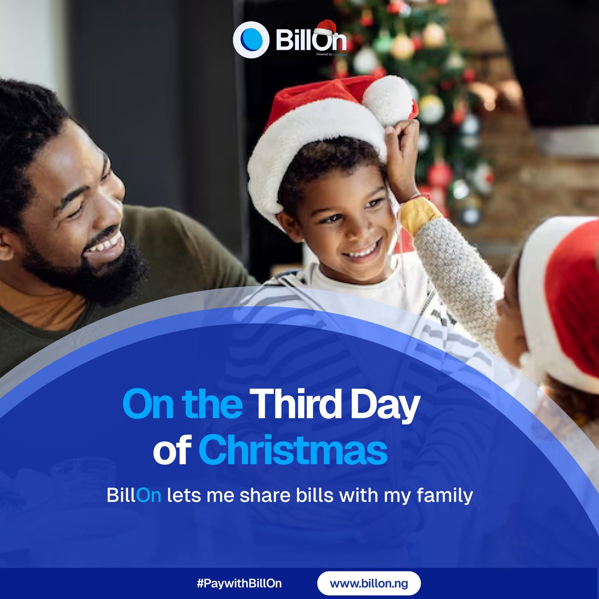 PaywithbillOn's tweet photo. Share the joy this season by adding your family and friends on BillOn. Everyone is welcome on BillOn, connect seamlessly🤗
#BillOn #PaywithBillOn #Christmas #FestiveSeason #Xmas2024 https://t.co/tdnmFqflde