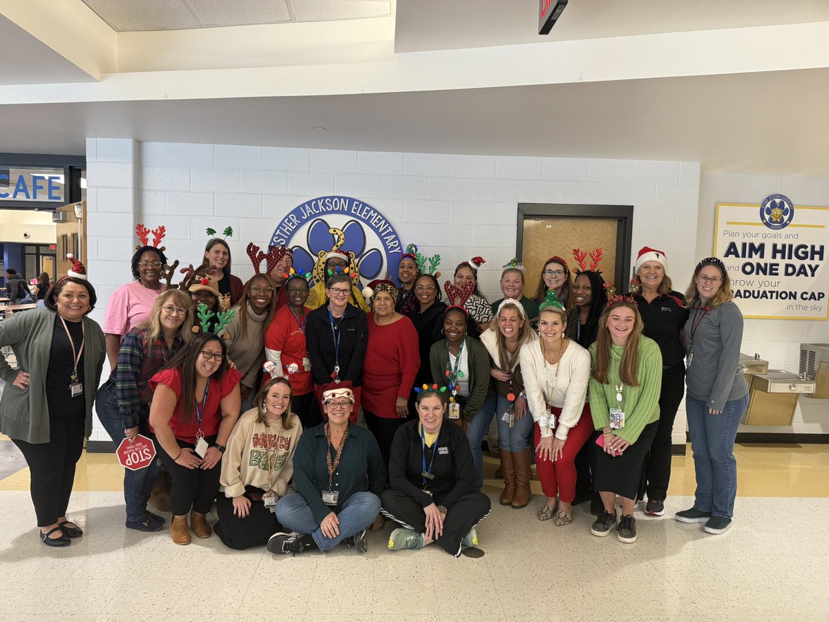 Amanda Stafford (@stafford_ejap) on Twitter photo Shoutout to our amazing staff members who participated in the Holiday Headband Spirit Wear! 🎉 We came together to celebrate the season’s diversity. As Jaguars, we embrace unity in all our holiday traditions! #JaguarPride #HolidaySpirit <a href="/EJJaguars/">Esther Jackson Elem</a> Shoutout to our amazing staff members who participated in the Holiday Headband Spirit Wear! 🎉 We came together to celebrate the season’s diversity. As Jaguars, we embrace unity in all our holiday traditions! #JaguarPride #HolidaySpirit <a href="/EJJaguars/">Esther Jackson Elem</a>