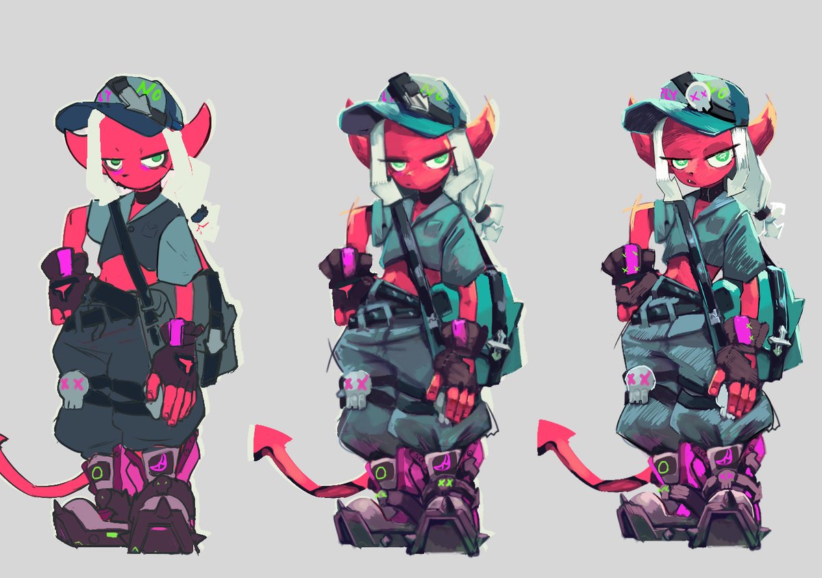 notperera's tweet photo. CRIME color/ Render Tests
#characterdesign https://t.co/S20VKr88Lm