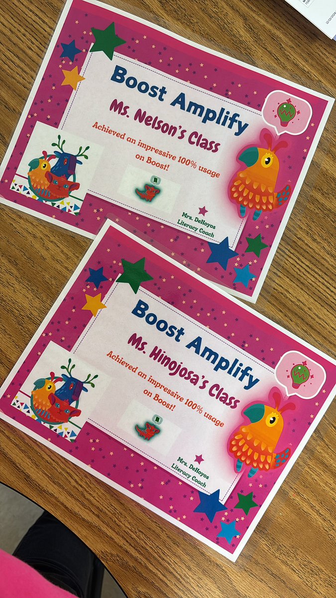 Gotta love Boost! Congrats on these two classes achieving 100 percent usage last week! 🏆 #meador