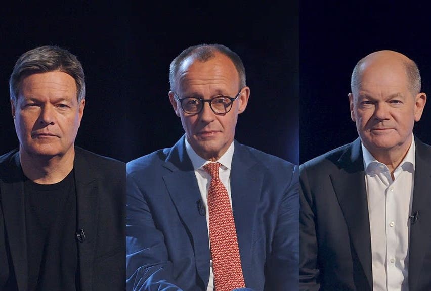 Ich fordere einen #Dreikampf 
Habeck vs. Merz vs. Scholz
Möge der mit den besten Argumenten gewinnen. #Demokratie