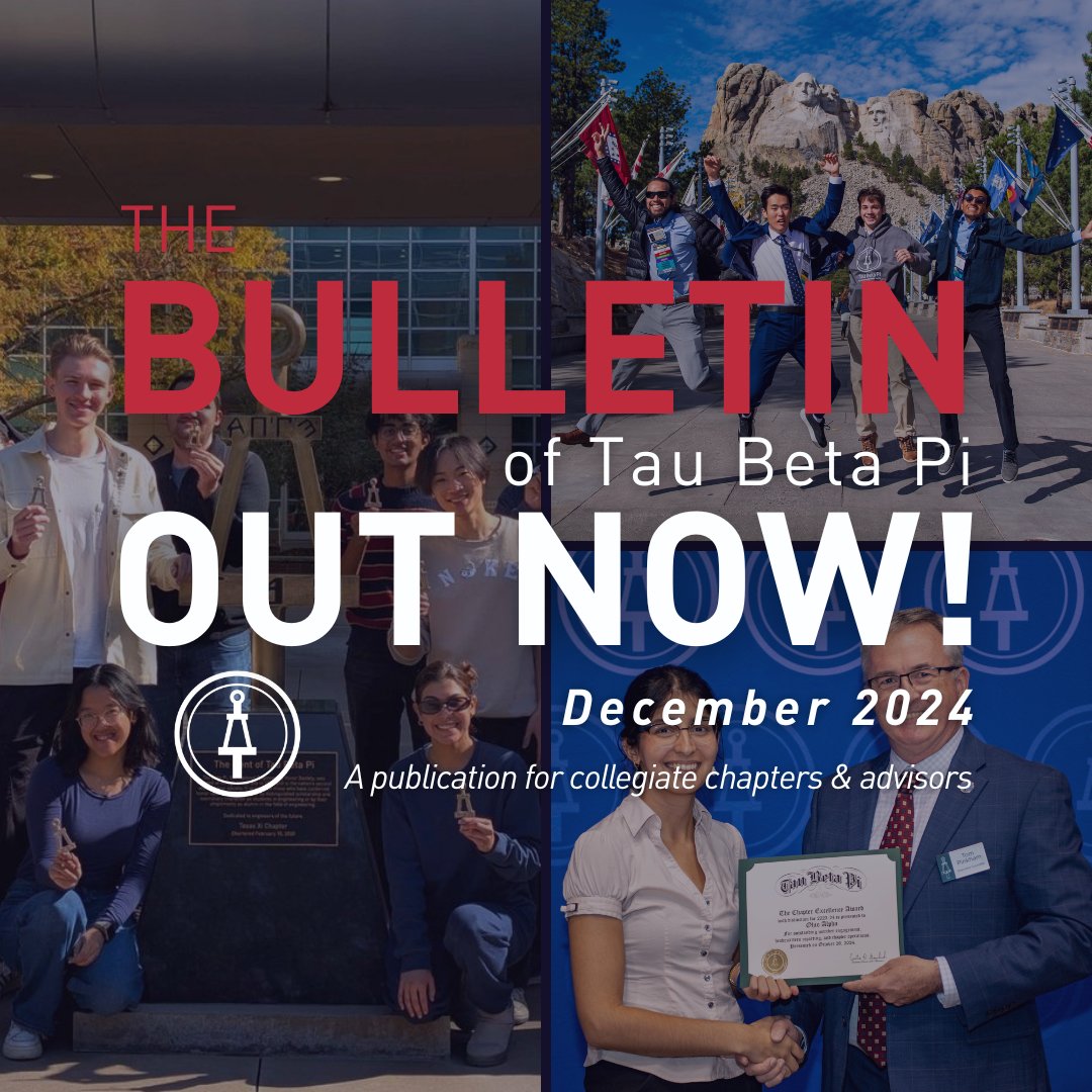 The winter Bulletin is here! Celebrate the chapter awards from Convention, shop our holiday tech discounts with Dell and HP, check out the events chapters hosted this semester, apply for a TBP Fellowship, and more.

Read it all here: lsc-pagepro.mydigitalpublication.com/publication/?i….
