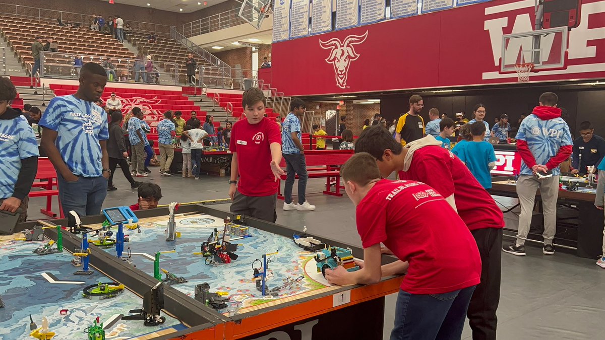 The Trailblazing Pioneers and Powered Pioneers competed at the Massachusetts States Championship at WPI! After a hard fought day of matches, they finished with 225 and 270 points as well as quality judging sessions. We are very proud of these teams! <a href="/SJShrewsbury/">Saint John's</a>