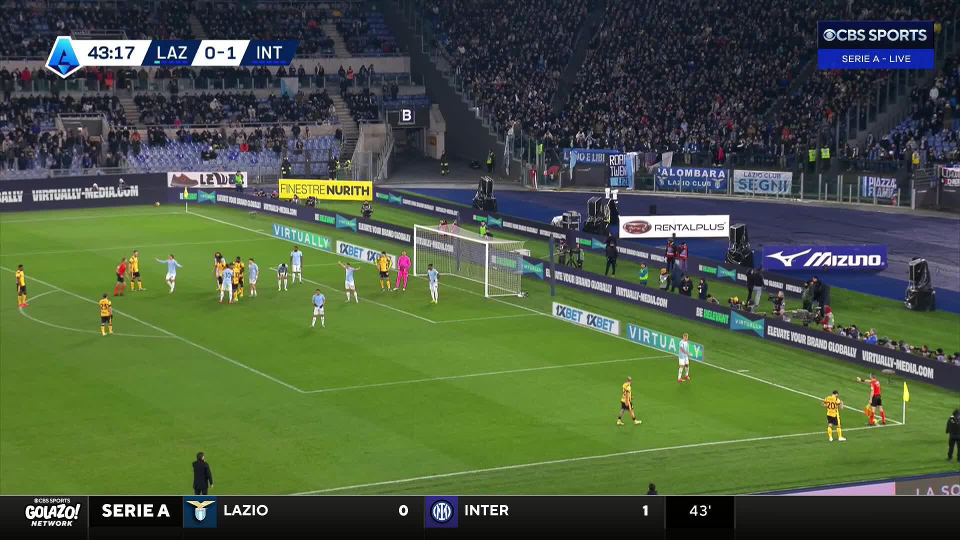 FEDERICO DIMARCO MAKES IT TWO TO INTER ON THE STROKE OF HALFTIME 😱A lovely ball from Denzel Dumfries 👏