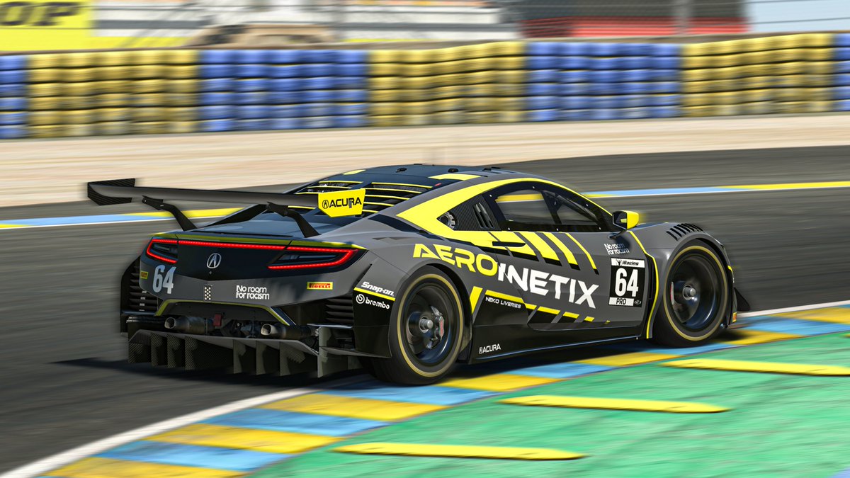 aerokinetix's tweet photo. Introducing the Aerokinetix x Acura NSX GT3 Evo 22! 🔥🔥🔥🔥
#iRacing #iRacinglivery #iRacingofficial #iRacingpaint #TradingPaints #Simracing #Cardesign #Livery #Carliverydesign #Wrapdesign #Race #Esports #Racing #Sportscar #Gaming #SimRacer #Motorsport #Acura #GTP #Aerokinetix https://t.co/aIQAgdDp0C