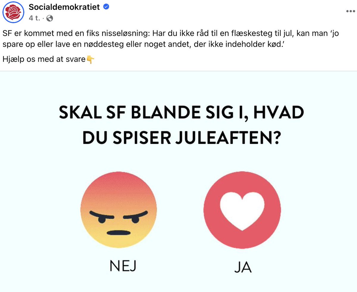 BondoMatilde's tweet photo. Mon @Spolitik føler, at de engagere befolkningen i en konstruktiv og fornuftsbaseret politisk debat? 

Måske skulle vi starte en debat om, hvorfor alting skal politiseres. #dkpol https://t.co/2O5uFOmZXo