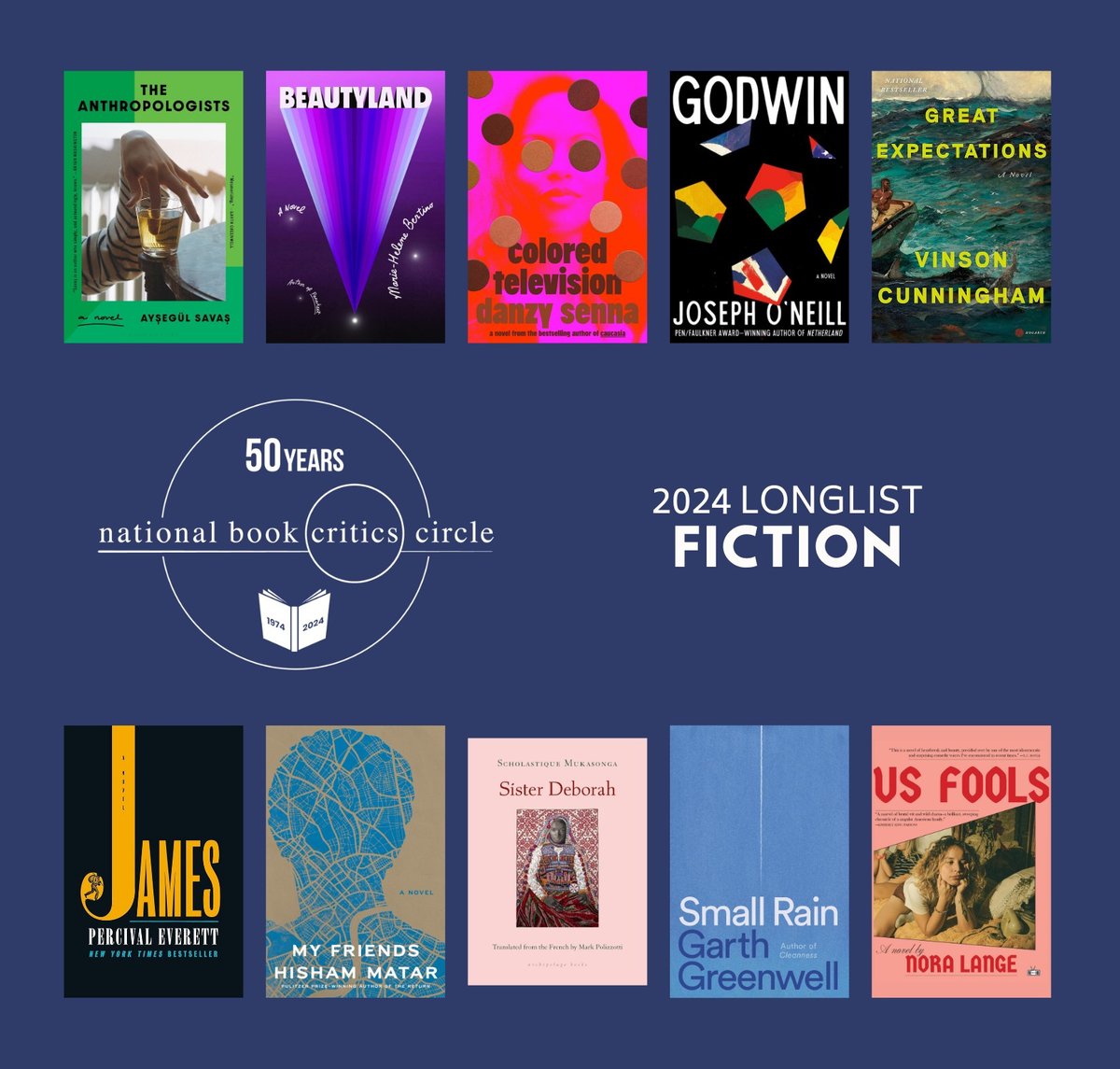 Garth Greenwell (@garthgreenwell) on Twitter photo Very happy and honored that Small Rain is longlisted for the <a href="/bookcritics/">National Book Critics Circle</a> Award in fiction, alongside such excellent writers.
bookcritics.org/2024/12/16/202… Very happy and honored that Small Rain is longlisted for the <a href="/bookcritics/">National Book Critics Circle</a> Award in fiction, alongside such excellent writers.
bookcritics.org/2024/12/16/202…