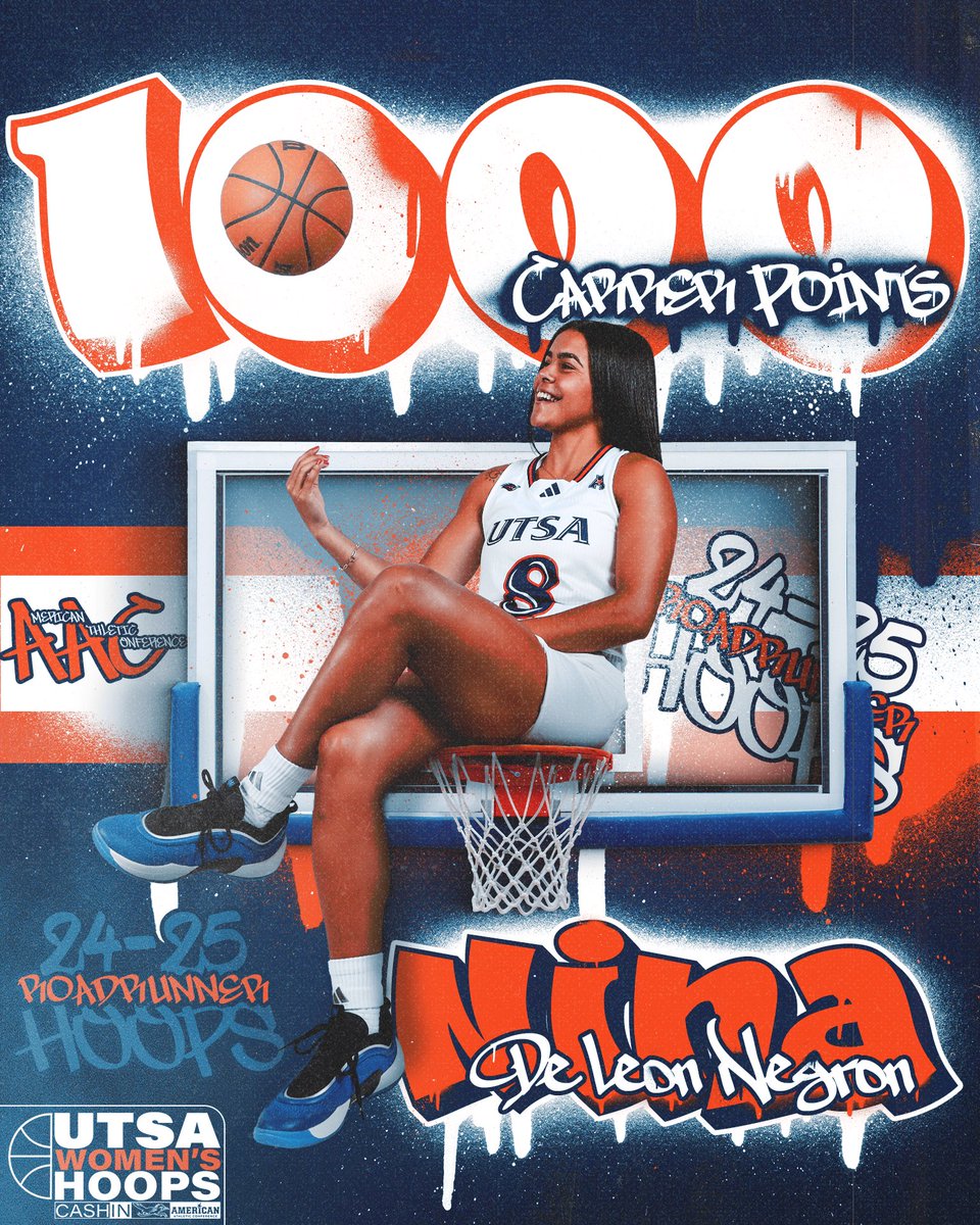 1️⃣0️⃣0️⃣0️⃣ Career Points for Nina! 

#BirdsUp 🤙 | #LetsGo210 | #CashIn 🏀