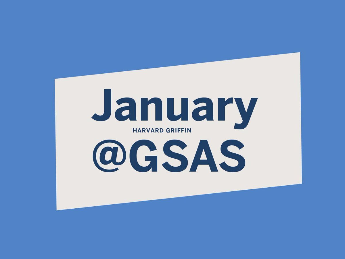 Looking for fun activities this January? Check out and sign up for GSC Mini-Courses, events, and workshops in #JanuaryAtHarvardGriffinGSAS engage.gsas.harvard.edu/news/308704.

#FindYourCenter
@harvardgsas
@gscharvard