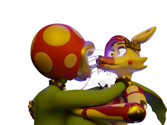 Those plants from the mushroom kingdom.. They sure know how to kiss. That's for sure

but all of this drool is going to make a big mess.. not that either of them are complaining about that
#r34 #rule34 #nsfw #fnaf #oc #fnafnsfw #marionsfw