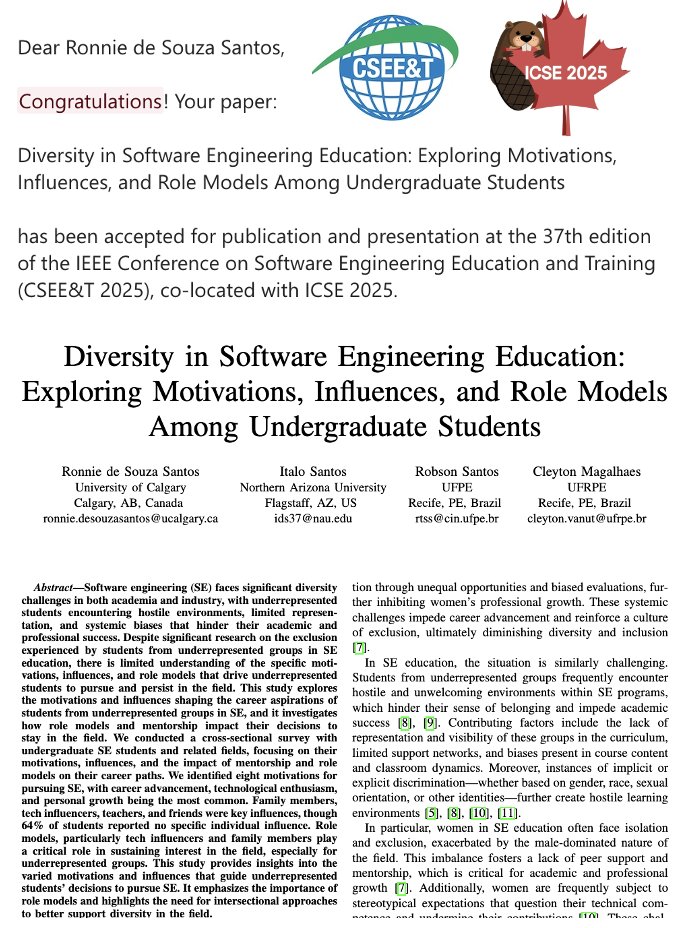 Ronnie de Souza Santos, Ph.D. tweet media