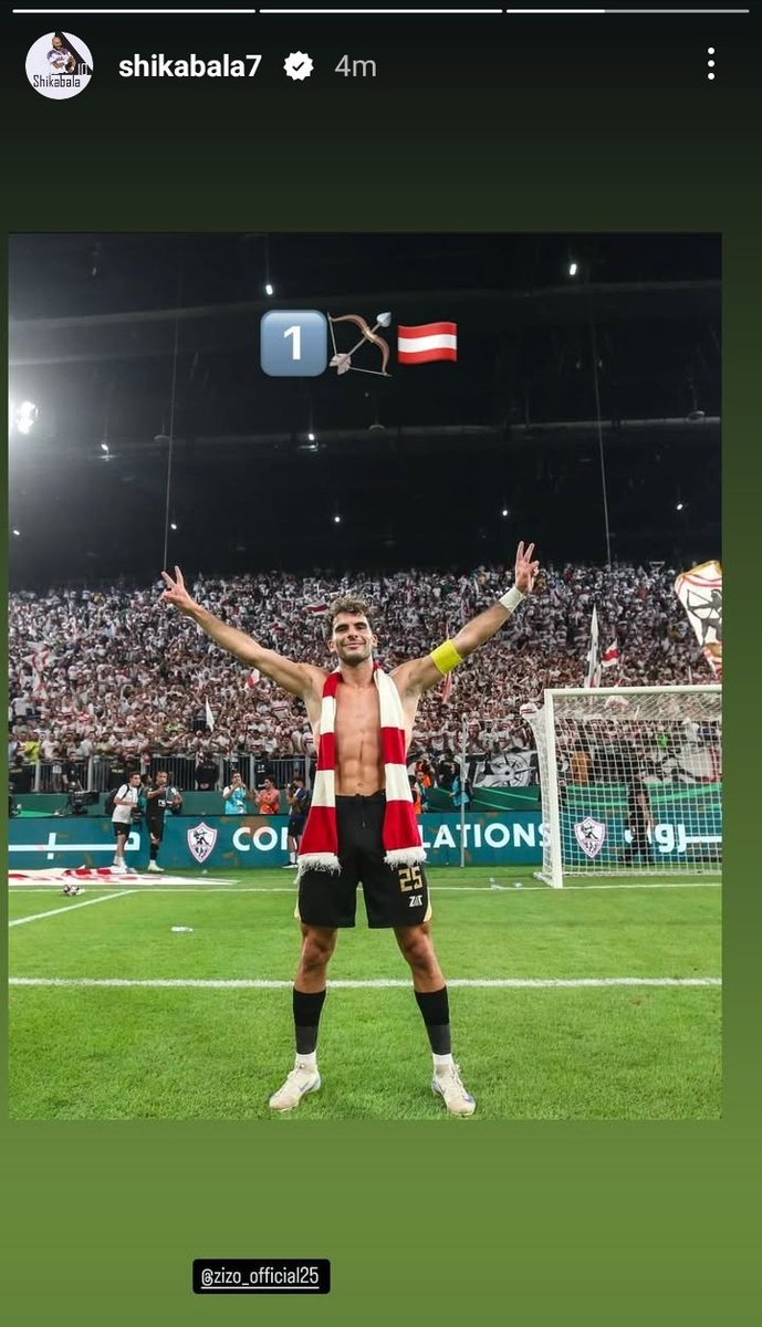 AmrGaber1911's tweet photo. شيكابالا علي الانستا 🤍 زيزو ملك ❤️ https://t.co/OyJ6uGiKD2