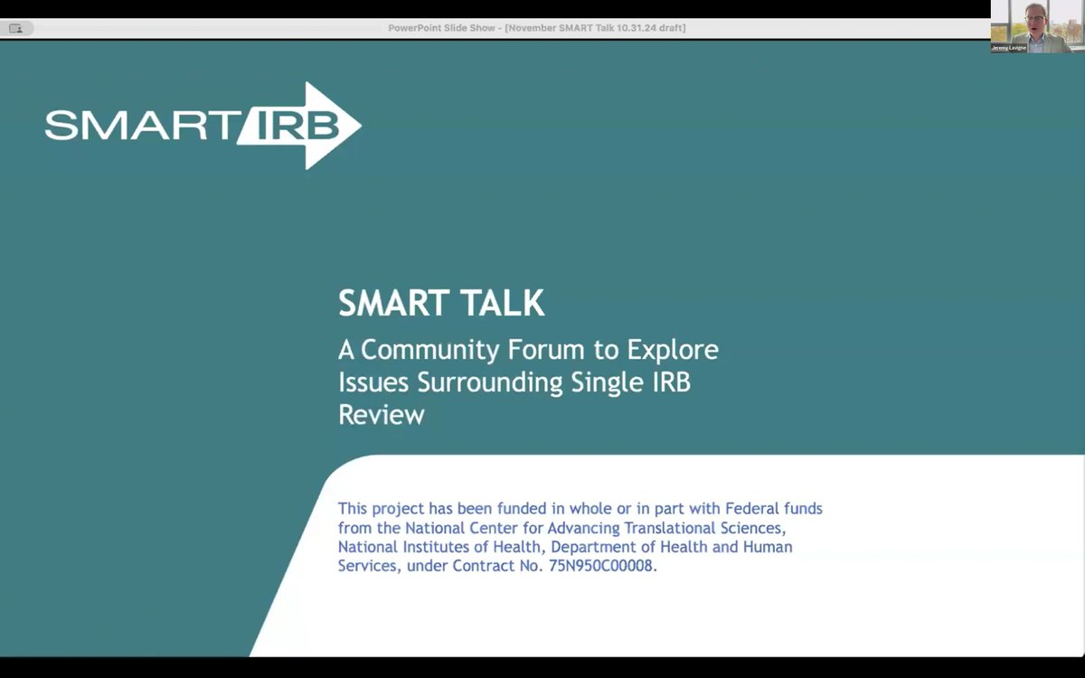 Holiday viewing: Check out our November SMART Talk. This super-special sneak-peek feature: The *New* SMART IRB Reliance System is sure to light up your nights: hvrdct.me/a3v ✨