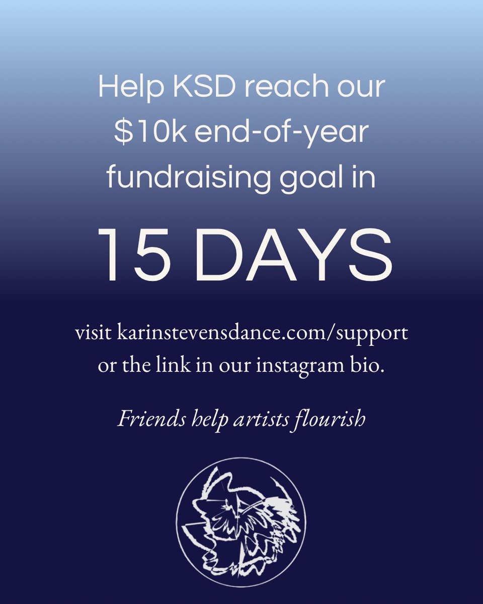 karinsdance's tweet photo. This year, we are hoping to close 2024 with the money to increase pay for dancers, support upcoming work, and partner with other artists. But we need your help!

Visit https://t.co/JqSw4EZ9R6 or the link in our bio to make a one-time donation, or become a monthly donor. https://t.co/2ftDfDAGiS
